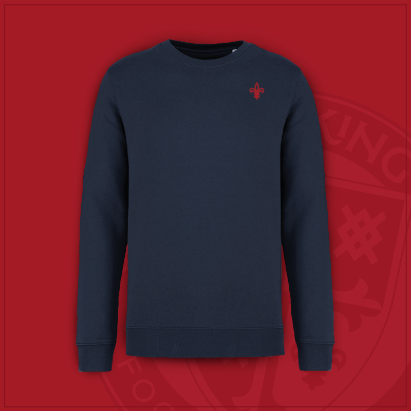 Fleur-De-Lis Navy Sweatshirt